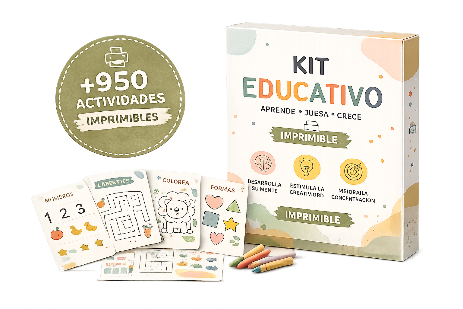 +950 Actividades Educativas para Niños