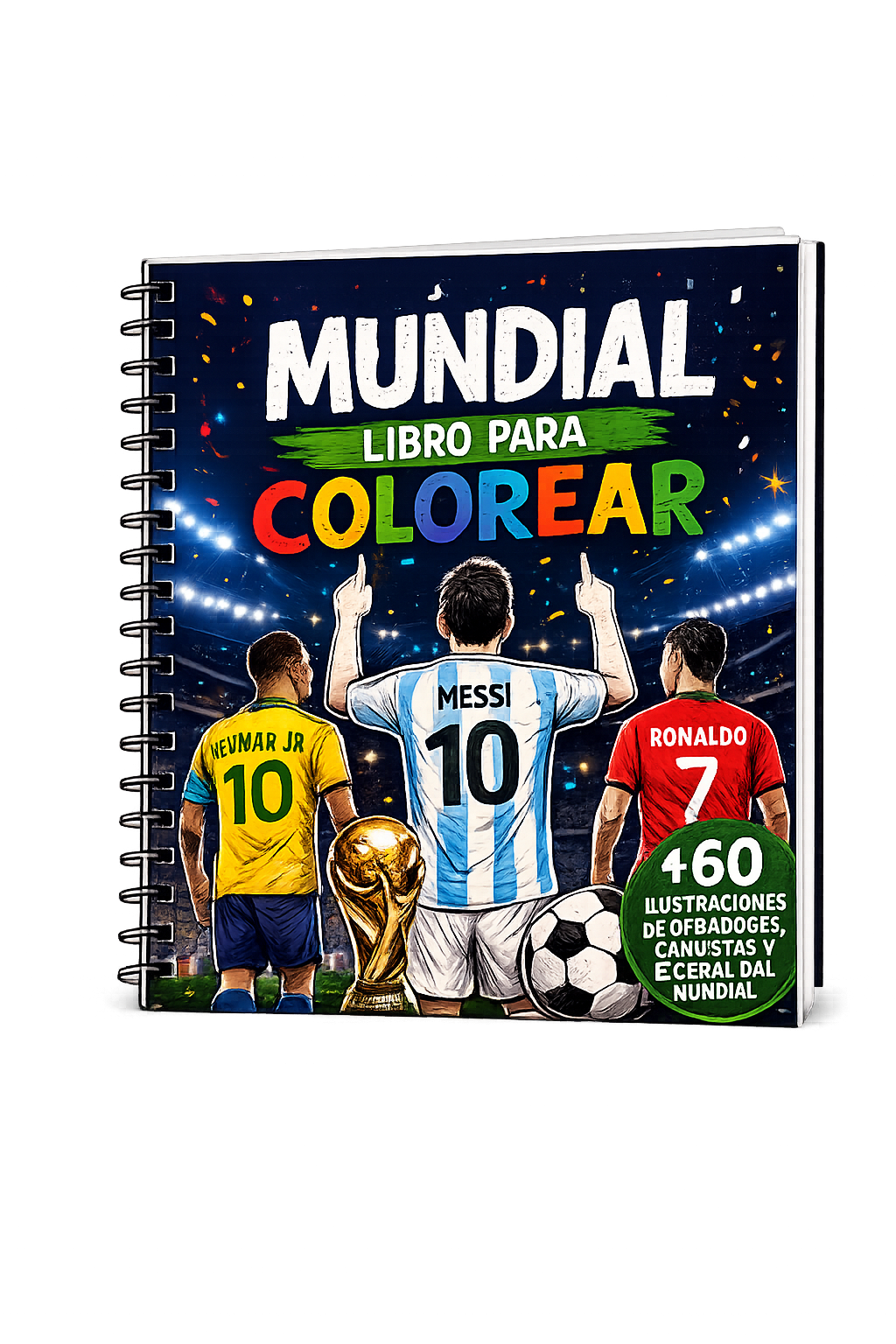 Historieta del Mundial para Colorear